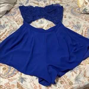 Blue romper